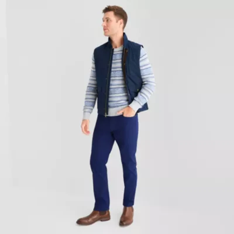 St. John's Bay Brushed Quilted Mens Heavyweight Puffer Vest