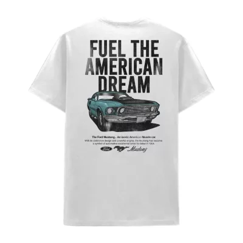 Ford Mustang Mens Short Sleeve Regular Fit Graphic T-Shirt