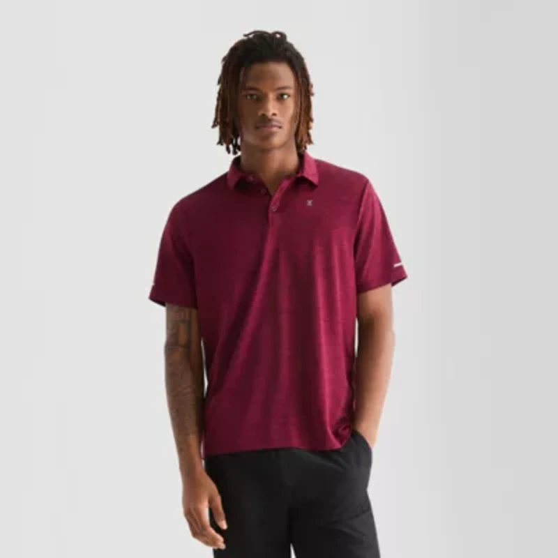 Xersion EverAir Mens Regular Fit Dri-Fit Short Sleeve Polo Shirt