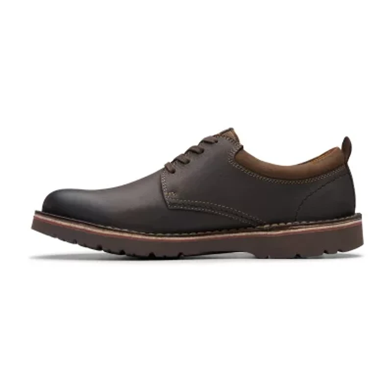 Clarks Eastridge Low Mens Round Closed Toe Oxford Shoes