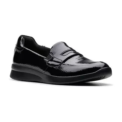 Clarks Ellowyn Penny Womens Moc Closed Toe Loafers