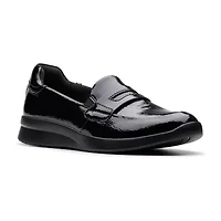 Clarks Ellowyn Penny Womens Moc Closed Toe Loafers