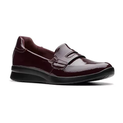 Clarks Ellowyn Penny Womens Moc Closed Toe Loafers