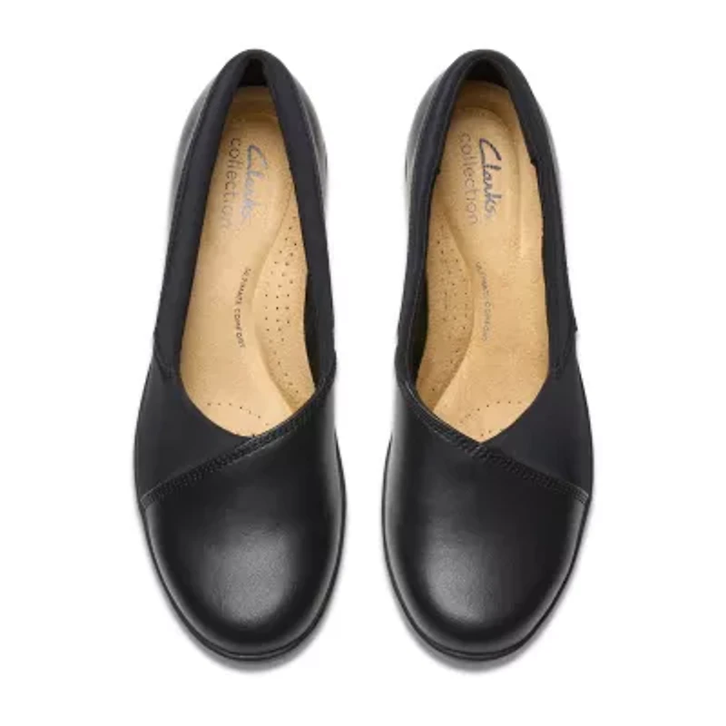 Clarks Suttyn Walk Womens Round Closed Toe Slip-On Shoe