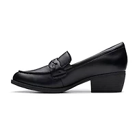 Clarks Charlten Echo Womens Moc Closed Toe Loafers