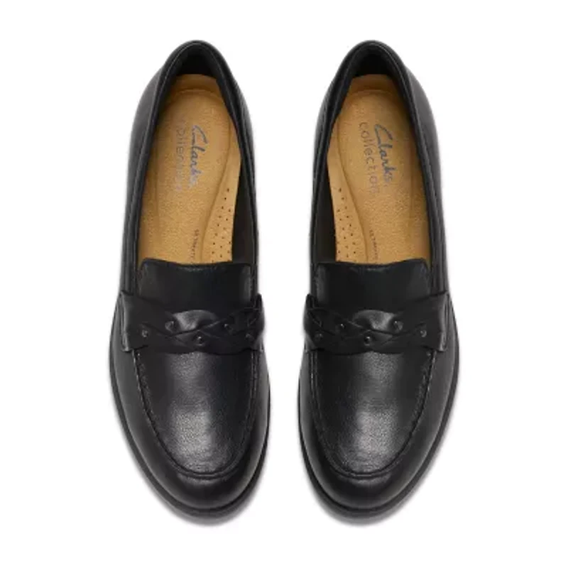 Clarks Charlten Echo Womens Moc Closed Toe Loafers