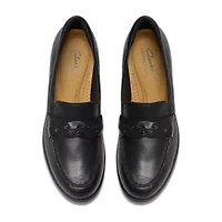 Clarks Charlten Echo Womens Moc Closed Toe Loafers