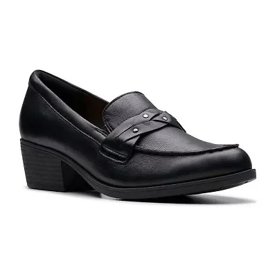 Clarks Charlten Echo Womens Moc Closed Toe Loafers