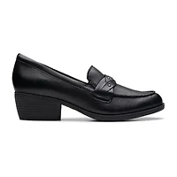 Clarks Charlten Echo Womens Moc Closed Toe Loafers