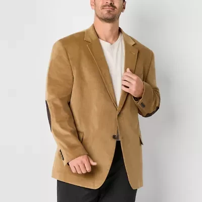 Stafford Corduroy Mens Big and Tall Stretch Fabric Regular Fit Corduroy Sport Coat