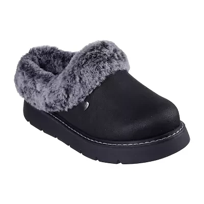Skechers Bobs Keepsake Lite Cozy Blend Womens Memory Foam Slip-On Slippers