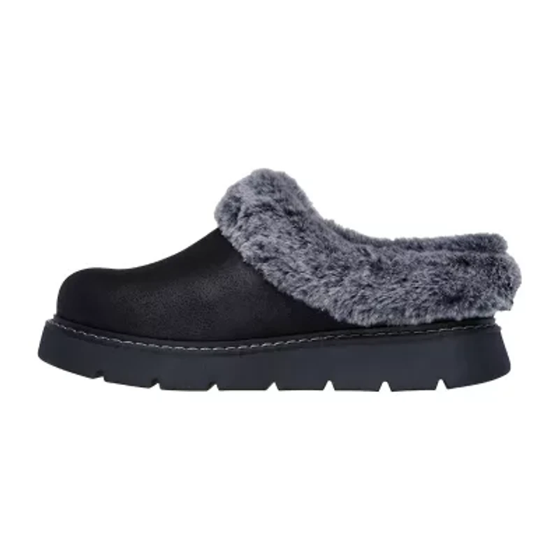 Skechers Bobs Keepsake Lite Cozy Blend Womens Memory Foam Slip-On Slippers