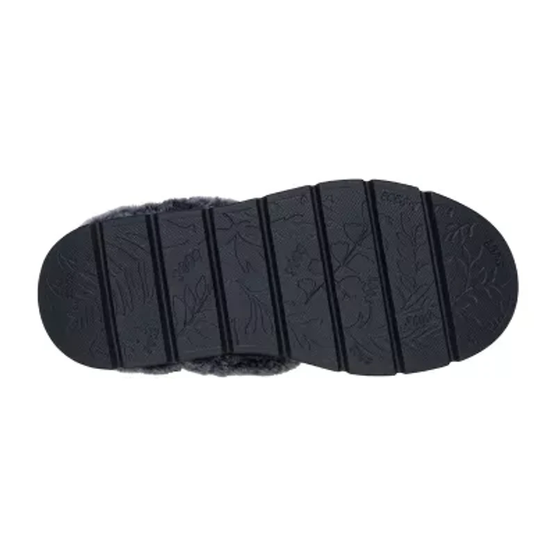 Skechers Bobs Keepsake Lite Cozy Blend Womens Memory Foam Slip-On Slippers
