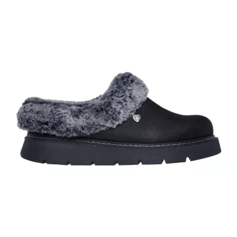 Skechers Bobs Keepsake Lite Cozy Blend Womens Memory Foam Slip-On Slippers