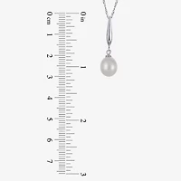 Womens White Cultured Freshwater Pearl Sterling Silver 2-pc. Jewelry Set