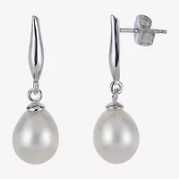 Womens White Cultured Freshwater Pearl Sterling Silver 2-pc. Jewelry Set