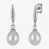 Womens White Cultured Freshwater Pearl Sterling Silver 2-pc. Jewelry Set