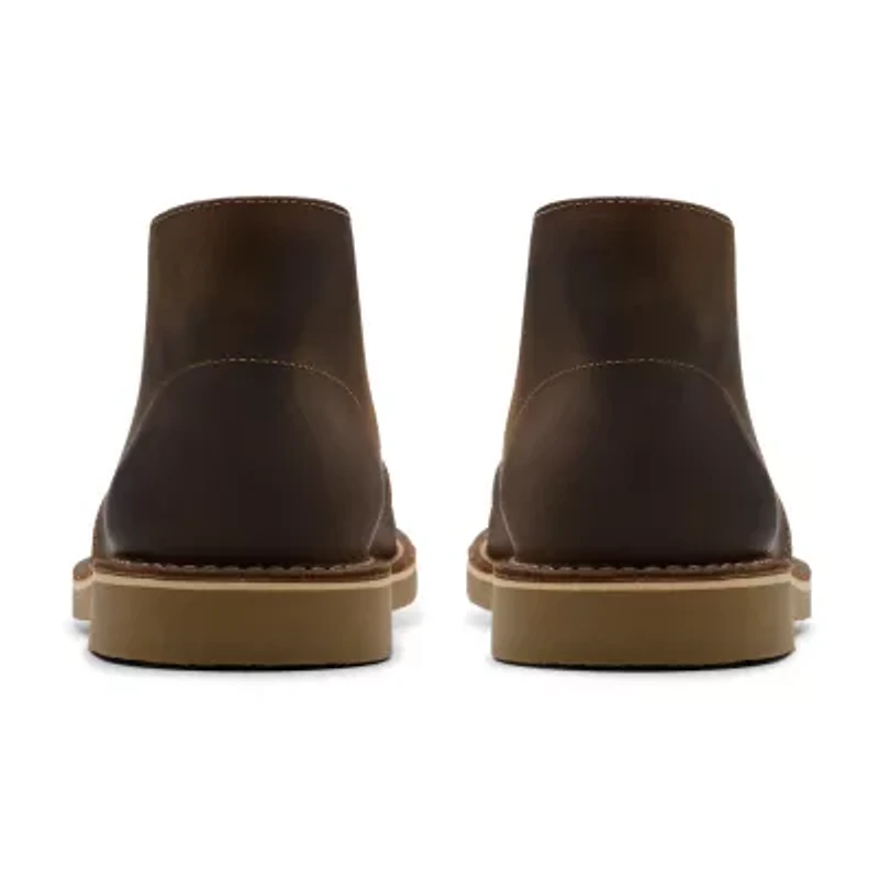 Clarks Mens Shepton Flat Heel Chukka Boots