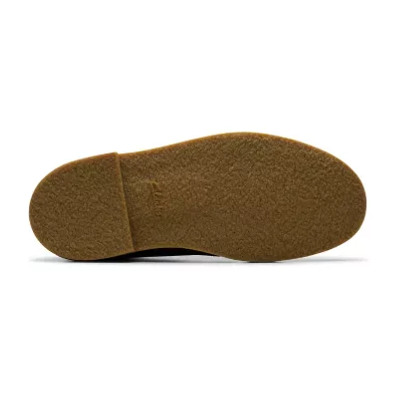 Clarks Mens Shepton Flat Heel Chukka Boots