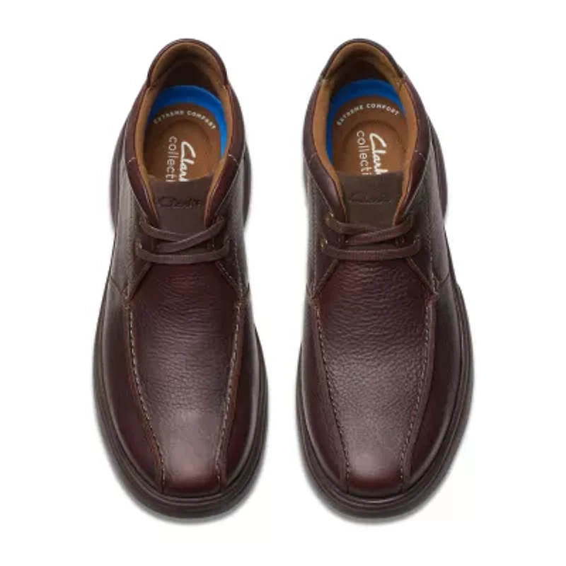 Clarks Mens Bradley Up Flat Heel Lace Up Boots