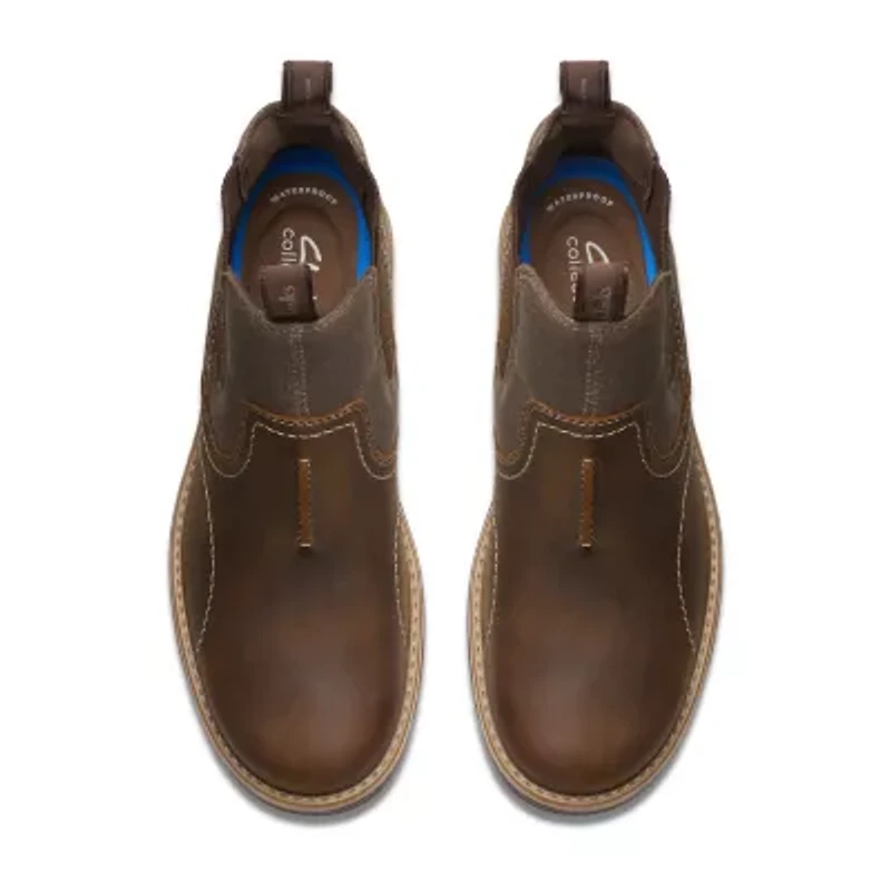 Clarks Mens Morris Easy Waterproof Flat Heel Winter Boots