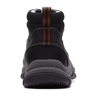 Clarks Mens Walpath Zip Waterproof Flat Heel Winter Boots