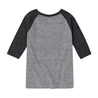 Disney Collection Little & Big Kid Girls Crew Neck 3/4 Sleeve Nightmare Before Christmas Graphic T-Shirt