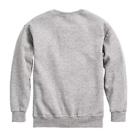 Disney Collection Little & Big Kid Unisex Crew Neck Fleece Long Sleeve Winnie The Pooh Sweatshirt