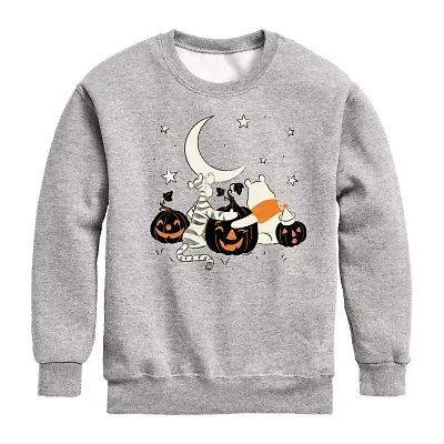 Disney Collection Little & Big Kid Unisex Crew Neck Fleece Long Sleeve Winnie The Pooh Sweatshirt