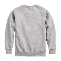 Disney Collection Little & Big Kid Boys Crew Neck Fleece Long Sleeve Cars Sweatshirt