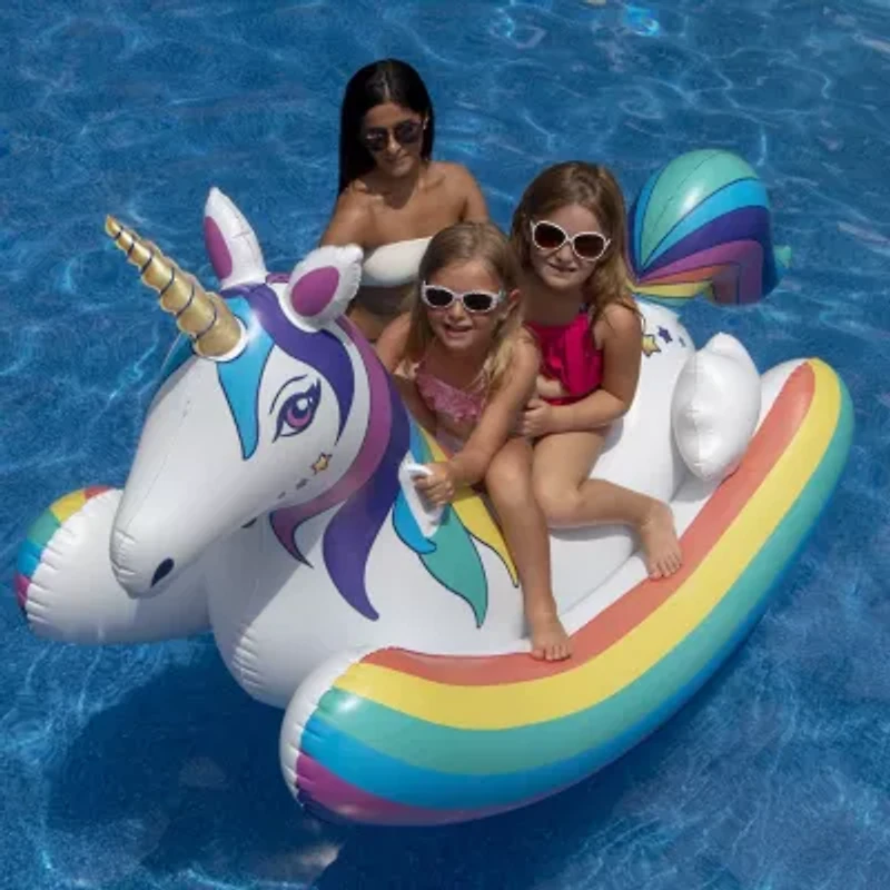 86 Inflatable Unicorn Rocker Pool Float