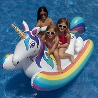 86 Inflatable Unicorn Rocker Pool Float