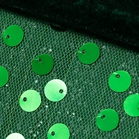 20'' Shiny Metallic Green Sequined Christmas Stocking with Velveteen Cuff