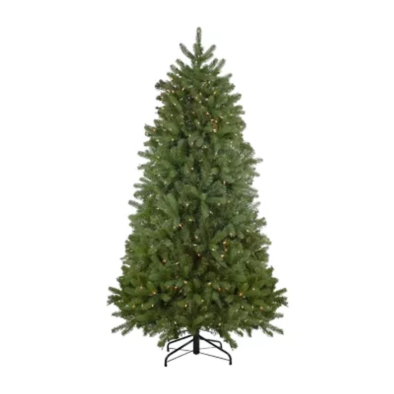 7.5' Pre-Lit Palisades Fir Artificial Christmas Tree - Clear Lights