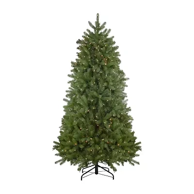 7.5' Pre-Lit Palisades Fir Artificial Christmas Tree - Clear Lights