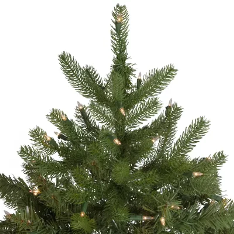 7.5' Pre-Lit Palisades Fir Artificial Christmas Tree - Clear Lights