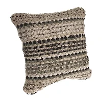 LR Home Flona Stripe Square Throw Pillow