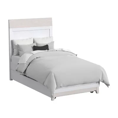 Westwood Design Rowan Youth Twin Bed with Trundle in Ash Linen