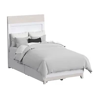 Westwood Design Rowan Youth Twin Bed with Under Bed Drawers in Ash Linen
