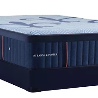 Stearns & Foster 14" Luxury Estate Hybrid Medium Tight Top - Mattress + Box Spring