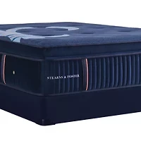 Stearns & Foster Reserve 17" Firm Euro Pillow Top - Mattress + Box Spring