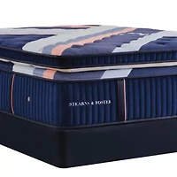 Stearns & Foster Reserve 17" Duet Medium Euro Pillow Top - Mattress + Box Spring