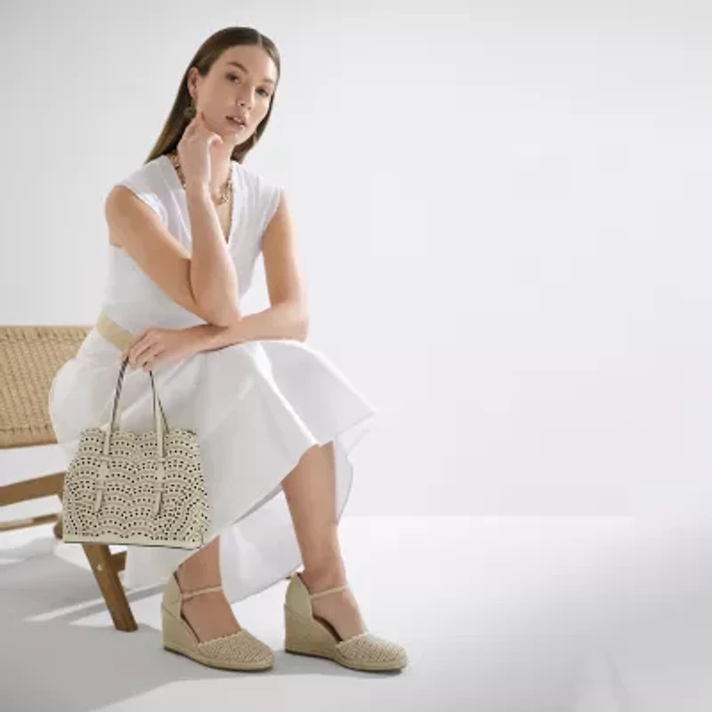 Liz Claiborne Antonia Laser Cut Satchel