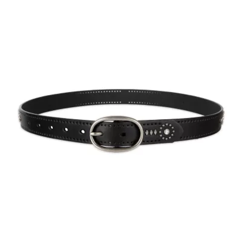 JS Jessica Simpson 1" Jewled Centerbar Womens Belt