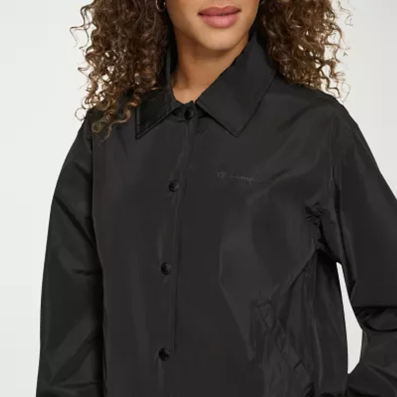 Champion Womens Water Resistant Midweight Cropped Windbreaker