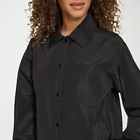 Champion Womens Wind Resistant Water Midweight Cropped Windbreaker