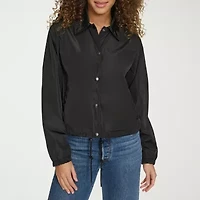 Champion Womens Wind Resistant Water Midweight Cropped Windbreaker