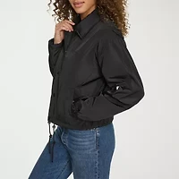 Champion Womens Wind Resistant Water Midweight Cropped Windbreaker