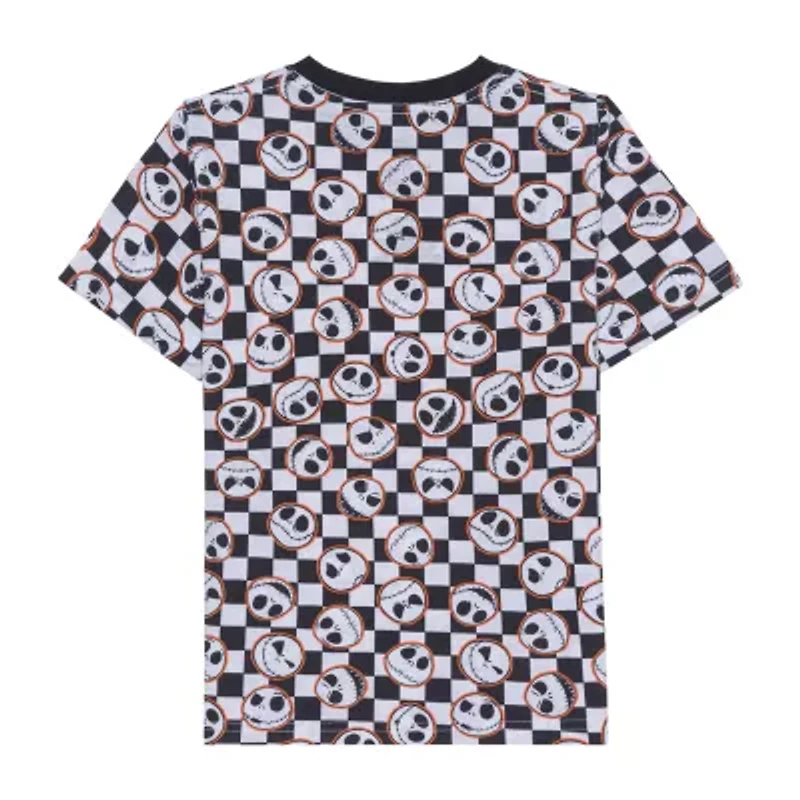 Disney Collection Little & Big Kid Boys Crew Neck Short Sleeve Regular Fit Graphic T-Shirt