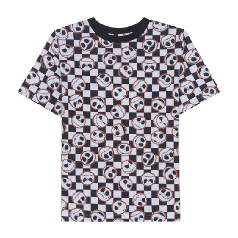 Disney Collection Little & Big Kid Boys Crew Neck Short Sleeve Regular Fit Graphic T-Shirt